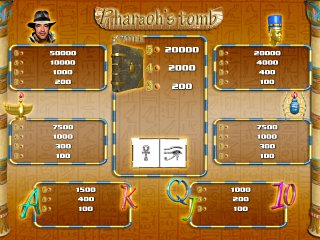 PHARAOHS TOMB - Wintable